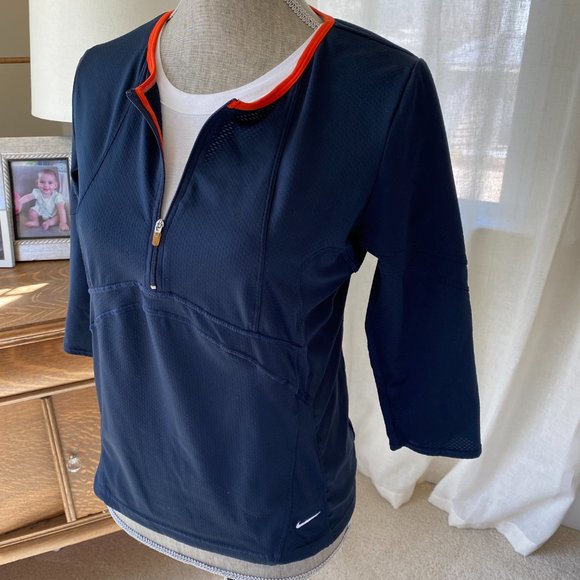 Nike Dri-Fit Reflective Quarter Zip Top - Picture 2 of 11